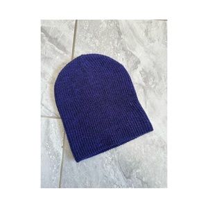 Purple marled beanie